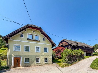 LEBENSTRAUM MIT WEITBLICK – IDYLLISCHES ANWESEN MIT STALL, WIESEN UND WALD IN ABSOLUTER RUHELAGE IN PATERNION!