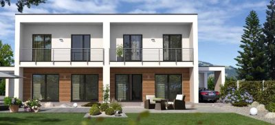 Schlüsselfertige Doppelhaushälfte in Augsburg Bärenkeller