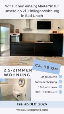 2,5-Zi.-Wohnung in Halbhöhenlage