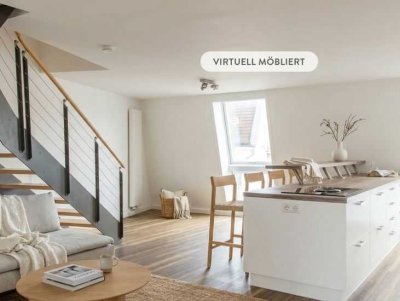 HOMESK - Lichtdurchflutete Penthouse-Maisonette mit Terrasse & Aufzug in Prenzlauer Berg