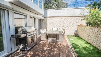 Exklusives Wohnen mit mediterranem Flair –  4-Zimmer-Maisonette mit Garten & zwei Terrassen