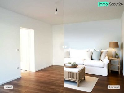 Sanierte und zentrale 3-Zimmer mit Gartenblick und EBK