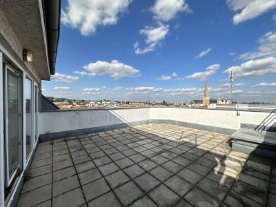 Sonnige 3-Zimmer-DACHGESCHOSS-MAISONETTE mit toller Dachterrasse