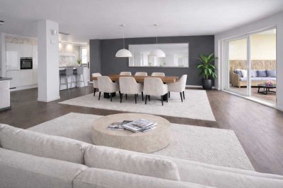 Bezugsfreie 113 m² mit Loggia, 2 Bädern, Lift & TG, Grundriss variabel