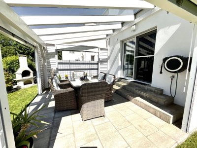 WIE NEU! DHH mit Gartenparadies und Doppelcarport