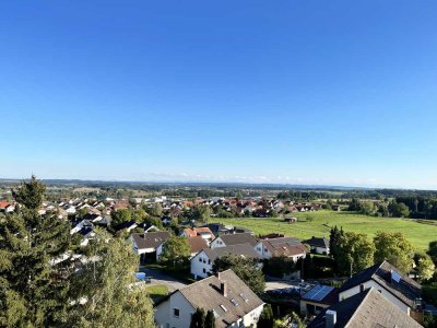 2 Zi. Whg. Wohnen mit atemberaubendem Ausblick Richtung Bodensee und Alpen in Aulendorf