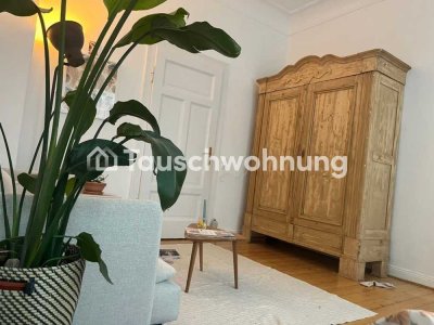 Tauschwohnung: Helle Wohnung mit Garten und Balkon.