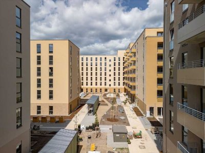 Neubauwohnung mit Fußbodenheizung und Balkon im Erstbezug / WBS 220 mit besonderen Wohnbedarf