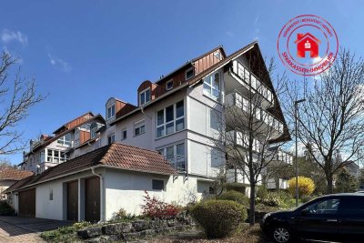 Großzügige Maisonette-Wohnung mit herrlicher unverbaubarer Aussicht in schöner Wohnlage