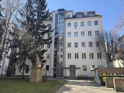 Sonnige 3 Zimmer-Wohnung mit Loggia - zentrale Ruhelage am Enkplatz