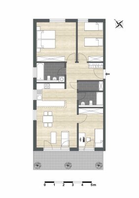 Moderne 4-Zimmer-Wohnung im Neubau