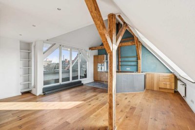 Maisonettewohnung auf drei Ebenen - Über den Dächern am Pfarrlandplatz