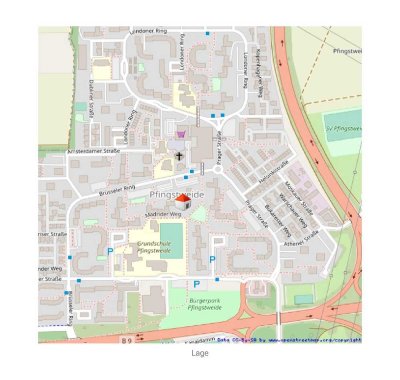 Renovierte 3-Zimmer-Wohnung mit Balkon im 6. OG in Ludwigshafen Pfingstweide