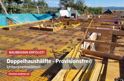 Sommer-AKTION! Baubeginn Erfolgt! Neubau-Doppelhaushälfte in Unterpremstätten! Moderne Wohnanlage mit nur 5 Doppelhäusern und eigener Tiefgarage!