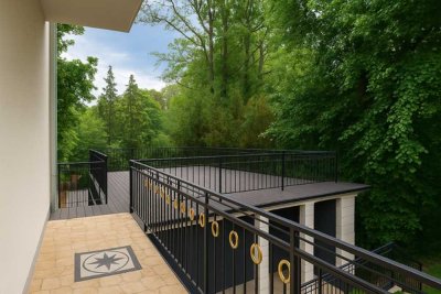 Möblierte Wohnung mit großer Terrasse ca. 30m², Aufzug u.v.m.