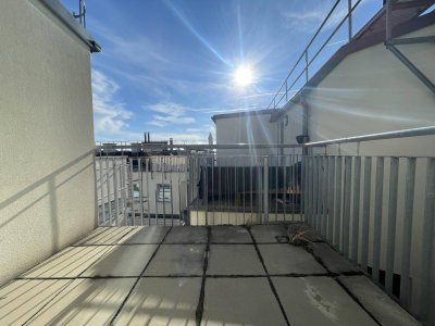 NÄHE MEISELMARKT: sonnige DG-Maisonettewohnung mit 4 Terrassen