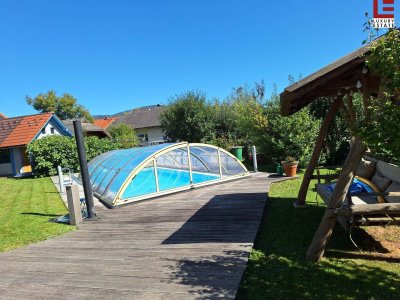2-Familienhaus in Klagenfurt Land mit Wintergarten &amp; Pool