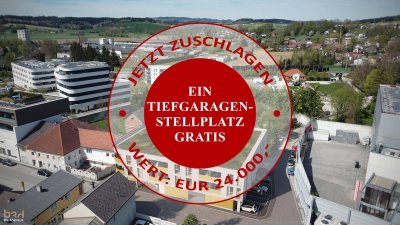 EXKLUSIVES ANGEBOT: EIN TG-STELLPLATZ GRATIS BEIM KAUF EINER WOHNEINHEIT IM CITY LIFE SCHWANENSTADT