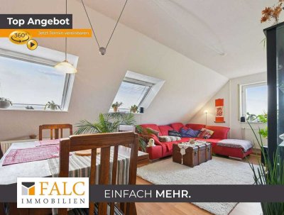 Charmante 4-Zimmerwohnung im DG in idyllischer Lage