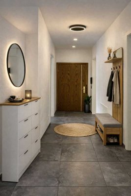 Leerstehende 3-Zimmer-Wohnung mit ruhig gelegenem Sonnenbalkon