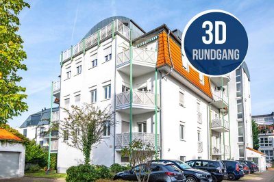 Mühlheim-Dietesheim: Schöne, geräumige 2-Zimmer-Wohnung mit West-Balkon in Ortsrandlage