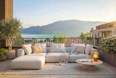 *XXL-Terrasse* mit unverbaubarem Seeblick-Penthouse: Raumhöhe bis 3.3m!