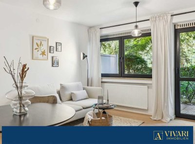 1-Zimmer-Wohnung mit Terrasse und innovativer Möblierung