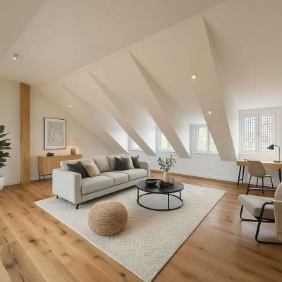 Traumhafte Dachgeschosswohnung mit Balkon im Herzen von Radolfzell