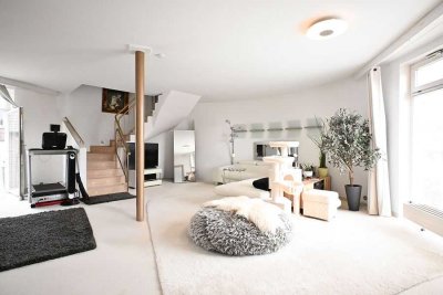Stilvolle Maisonette mit besonderer Architektur im Zentrum von Nottuln