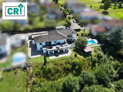 Wohnen mit Fernblick - Exklusive Villa mit Pool, Sauna & höchstem Wohnkomfort!