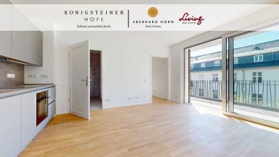 KÖNIGSTEINER HÖFE | Lichtdurchflutete 2 Zimmer-Wohnung mit Balkon & EBK