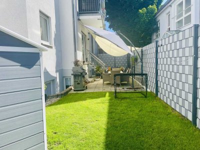 Geräumige und modernisierte 4-Zimmer-Wohnung mit eigenem Garten nähe Kurpark