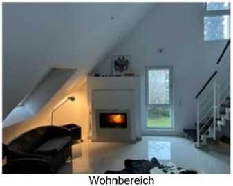 Stilvolle Business-Maisonette mit Galerie, Kamin & Designmöblierung und Balkon– Frankfurt-Sossenheim