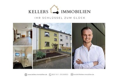 M'GLADBACH - SCHRIEVERS - REIHENHAUS ZUR SELBSTVERWIRKLICHUNG INKL. TERRASSE & GARTEN!