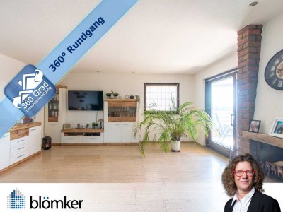 Blömker! Geräumige 3,5 Zimmer Wohnung mit Küche, Terrasse, Balkon und Stellplatz in Gladbeck-Mitte!