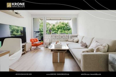 Lichtdurchflutete 3-Zimmer-Wohnung mit 2 Balkonen & Blick ins Grüne