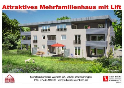 2 Zi. EG mit Terrasse ca. 68 m² - Wohnung 2 - Werkstraße 3a, 79793 Wutöschingen - Neubau