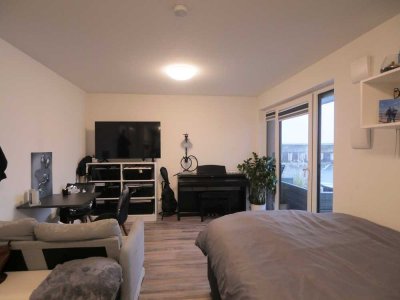 Geschmackvolle möblierte 1-Zimmer-Wohnung mit Terrasse zentrumsnah in Aachen!