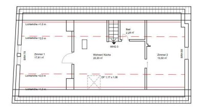 Helle 3-Zimmer Dachgeschosswohnung in Bechtheim