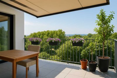 10 Jahre junge Wohnung mit atemberaubender Aussicht!