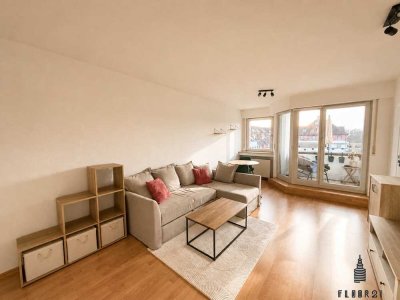 Ca. 4,4% Rendite in Leipzig: 2-Zimmer-Wohnung mit Loggia, Aufzug & TG-Stellplatz