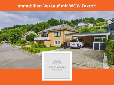 RESERVIERT! Ruhig gelegenes Haus mit Potenzial & schöner Aussicht über Müllenborn bei Gerolstein!