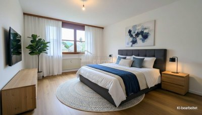 Großzügige 3-Zimmer-Hochpaterre-Wohnung in Dornbirn | 89m² Wfl. | Frisch renoviert | Wohnküche mit Eckbank | Süd-Veranda