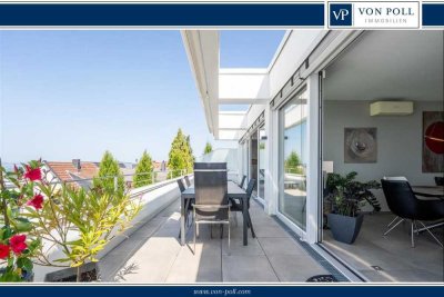 Exklusives Penthouse mit Blick über Koblenz- Design, Komfort und 360° Panoramablick