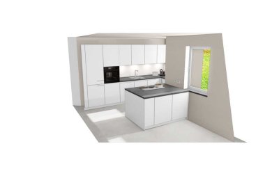 Erstbezug und Einbauküche: Geschmackvolle 3-Raum-Maisonette-Wohnung mit geh. Innenausstattung