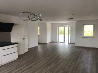 Moderne 2-Raum-Penthouse-Wohnung mit Einbauküche und Balkon in Amberg-Raigering