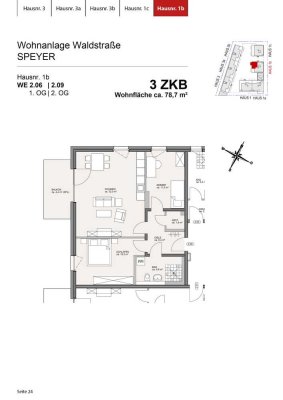 3-ZKB Neubau Wohnung - nur mit Wohnberechtigungsschein anmietbar!