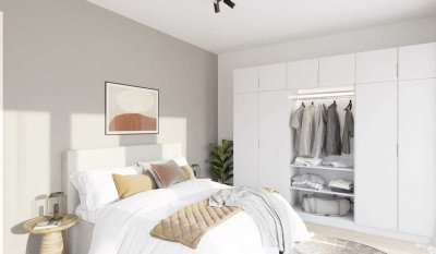 Barrierefreies Wohnen mit Loggia und Gartenanteil