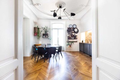 Herrschaftliche Luxus-Stil-Altbauwohnung in Gründerhaus
