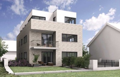 Nachhaltigkeit trifft auf Wohnkomfort! Erdgeschosswohnung mit Garten, KFW 40 NH Standard